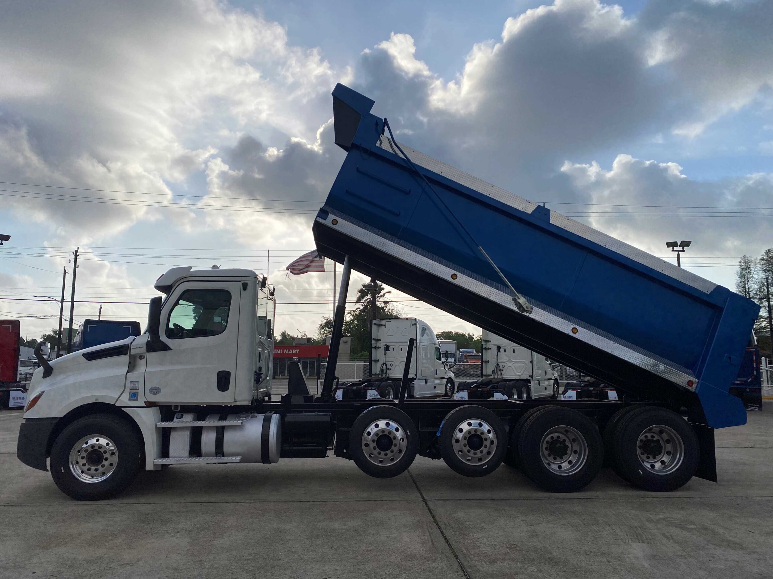 Heavy-duty truck parked outdoors