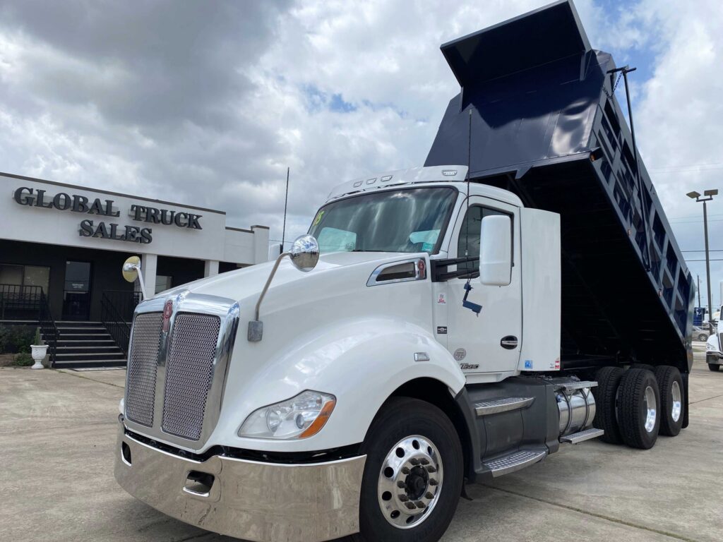 Heavy-duty truck with raised bed