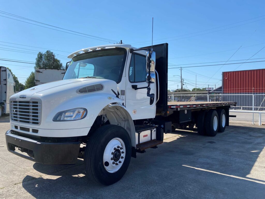Heavy-duty truck parked outdoors